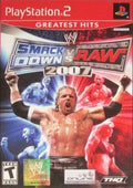 WWE SmackDown vs Raw 2007 - Complete in Box (PS2) Black Label in Greatest Hits Case
